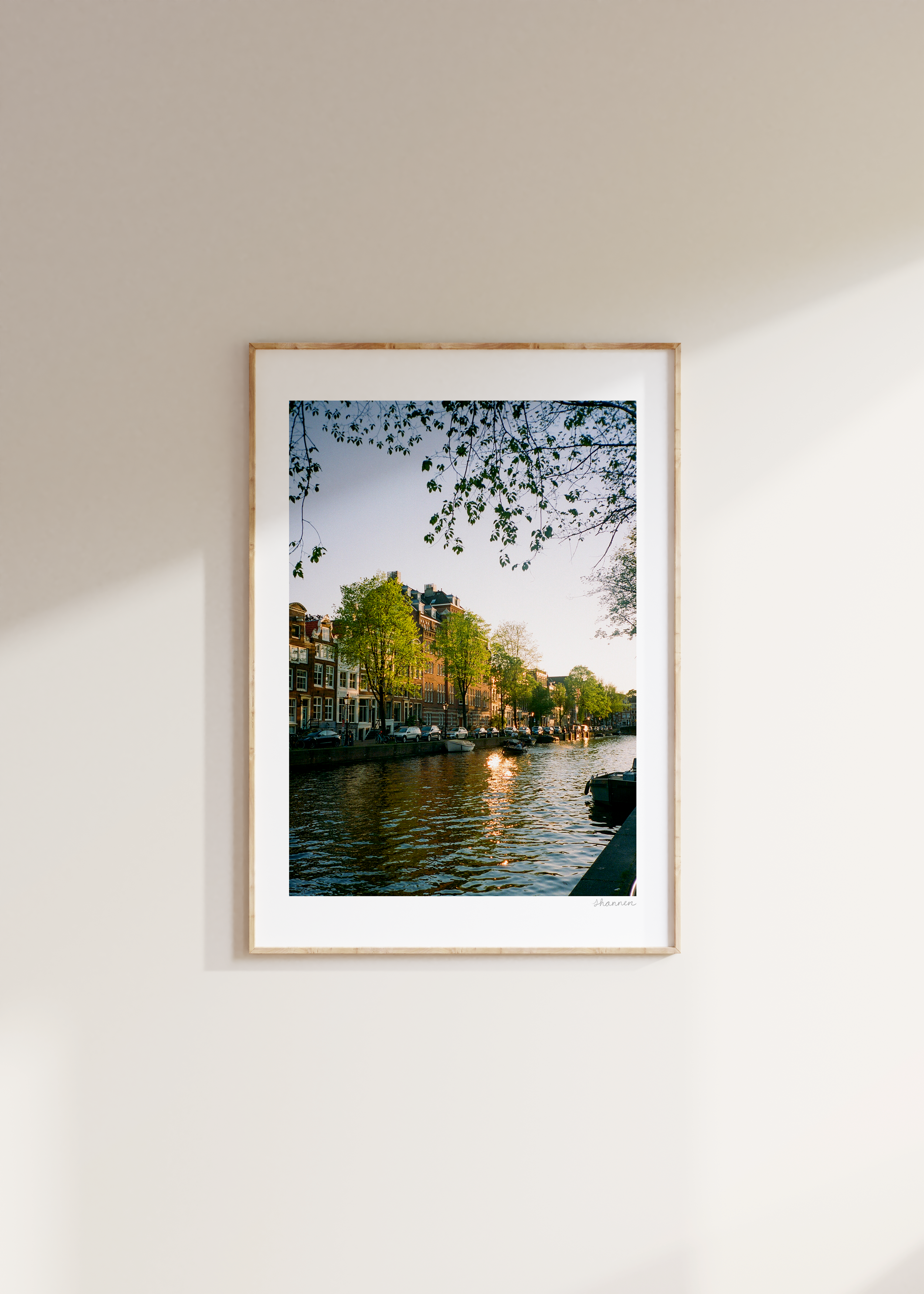 Canals at Sunset
