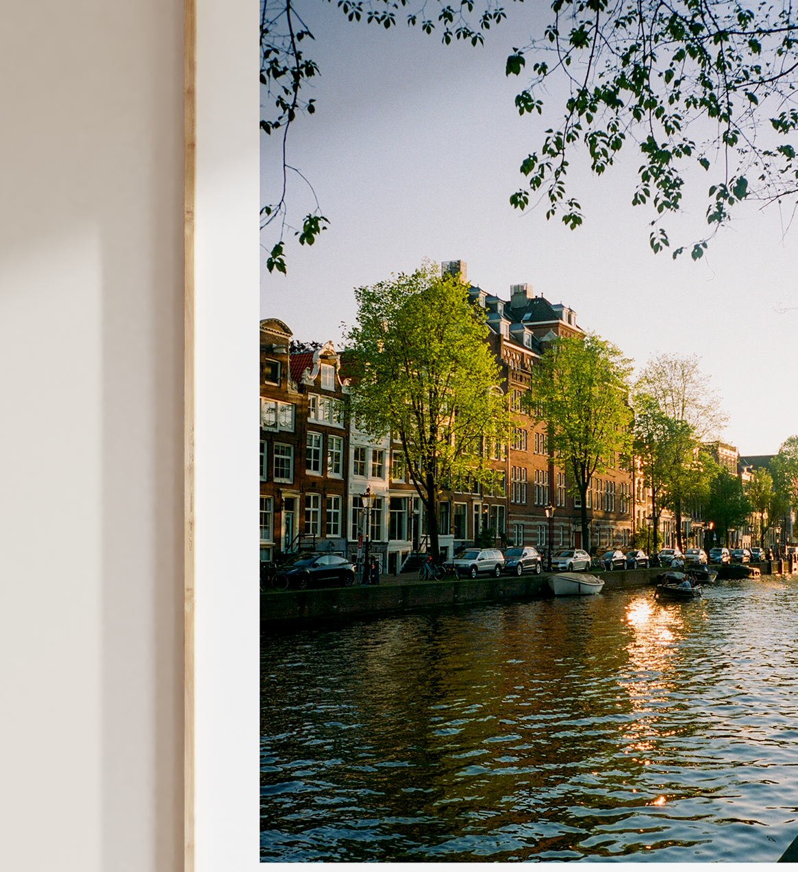 Canals at Sunset