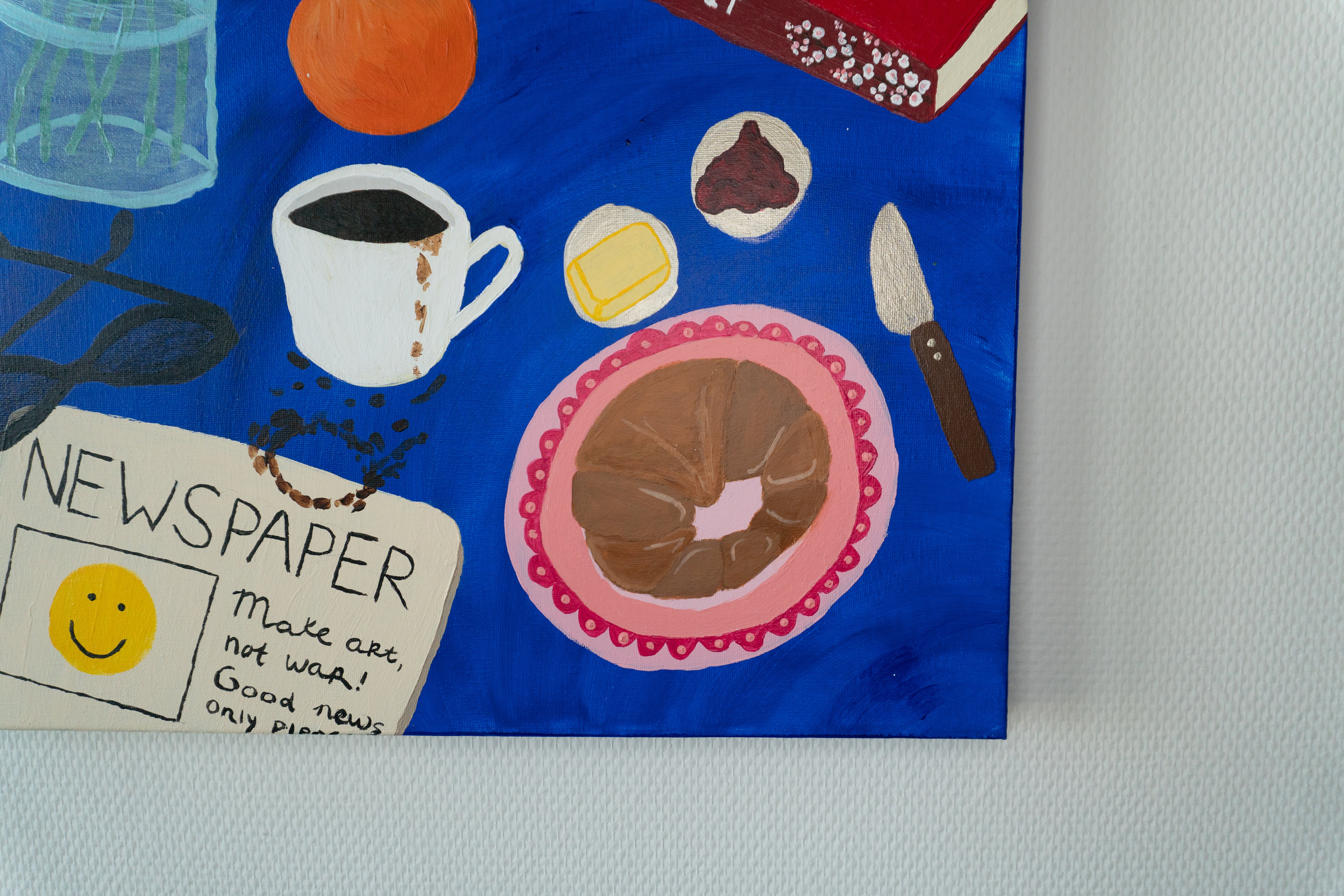 Tangerine Table Original Painting 🍊