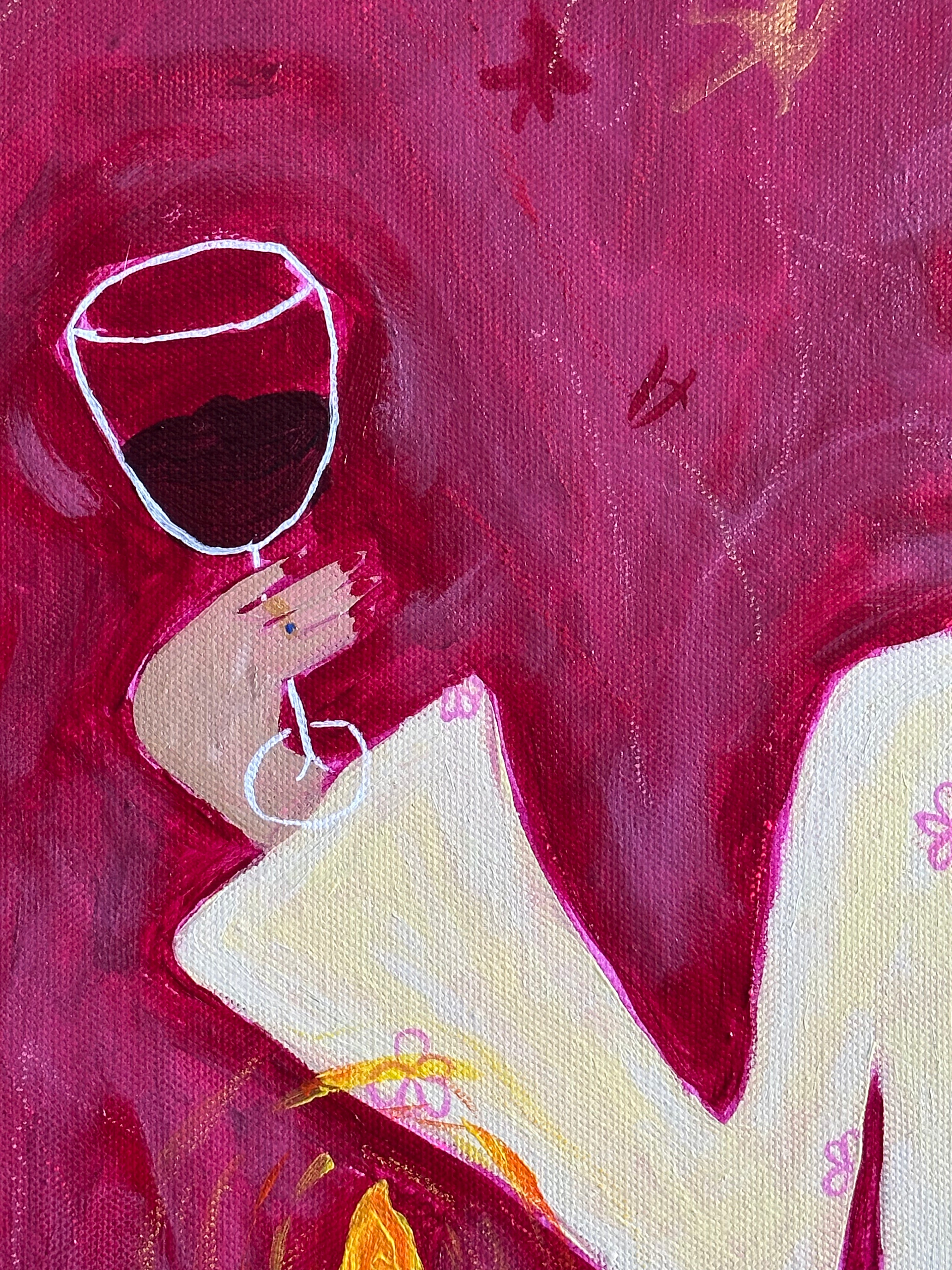 Dinner for One Original Painting 🍝