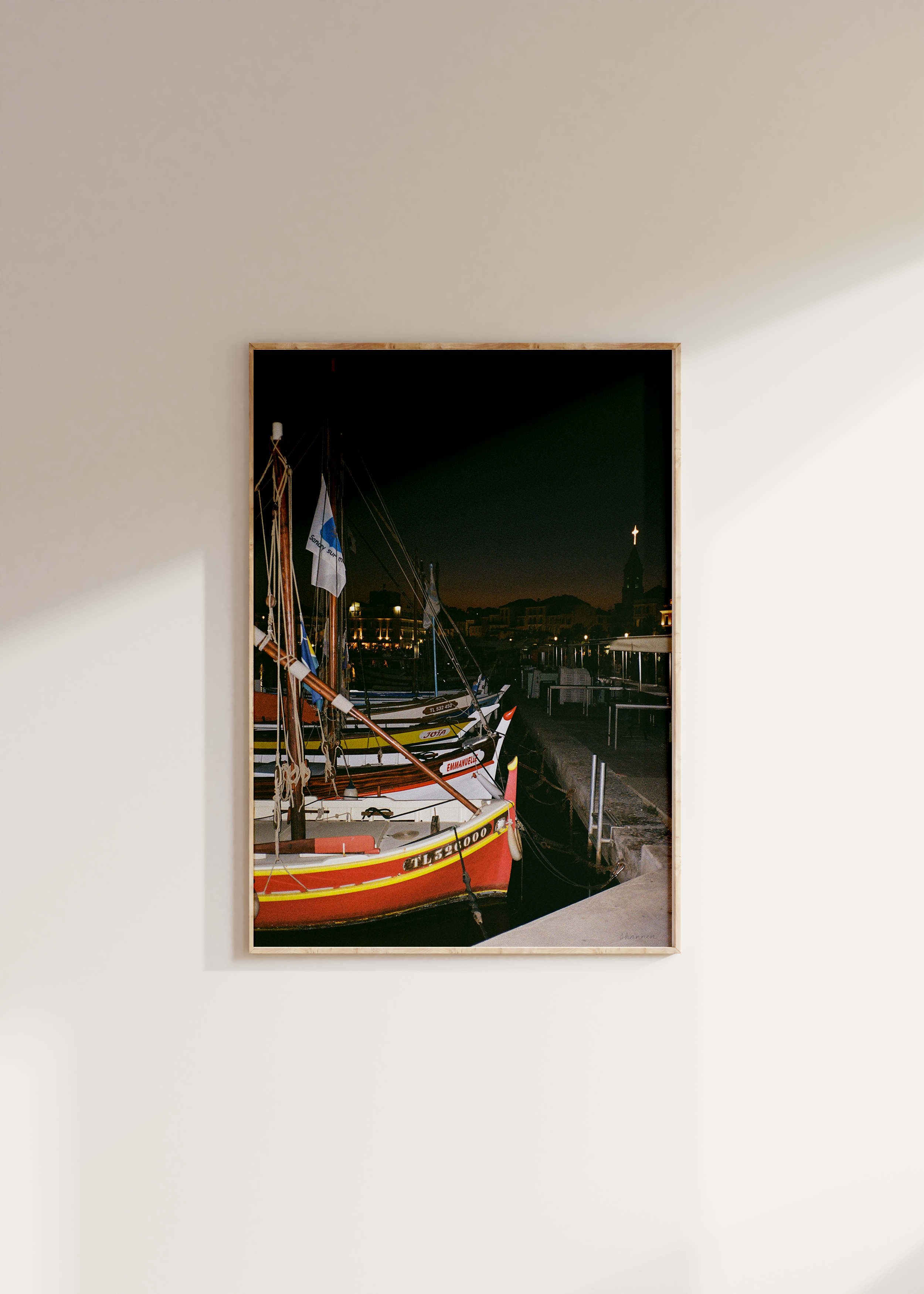 Boats at Night