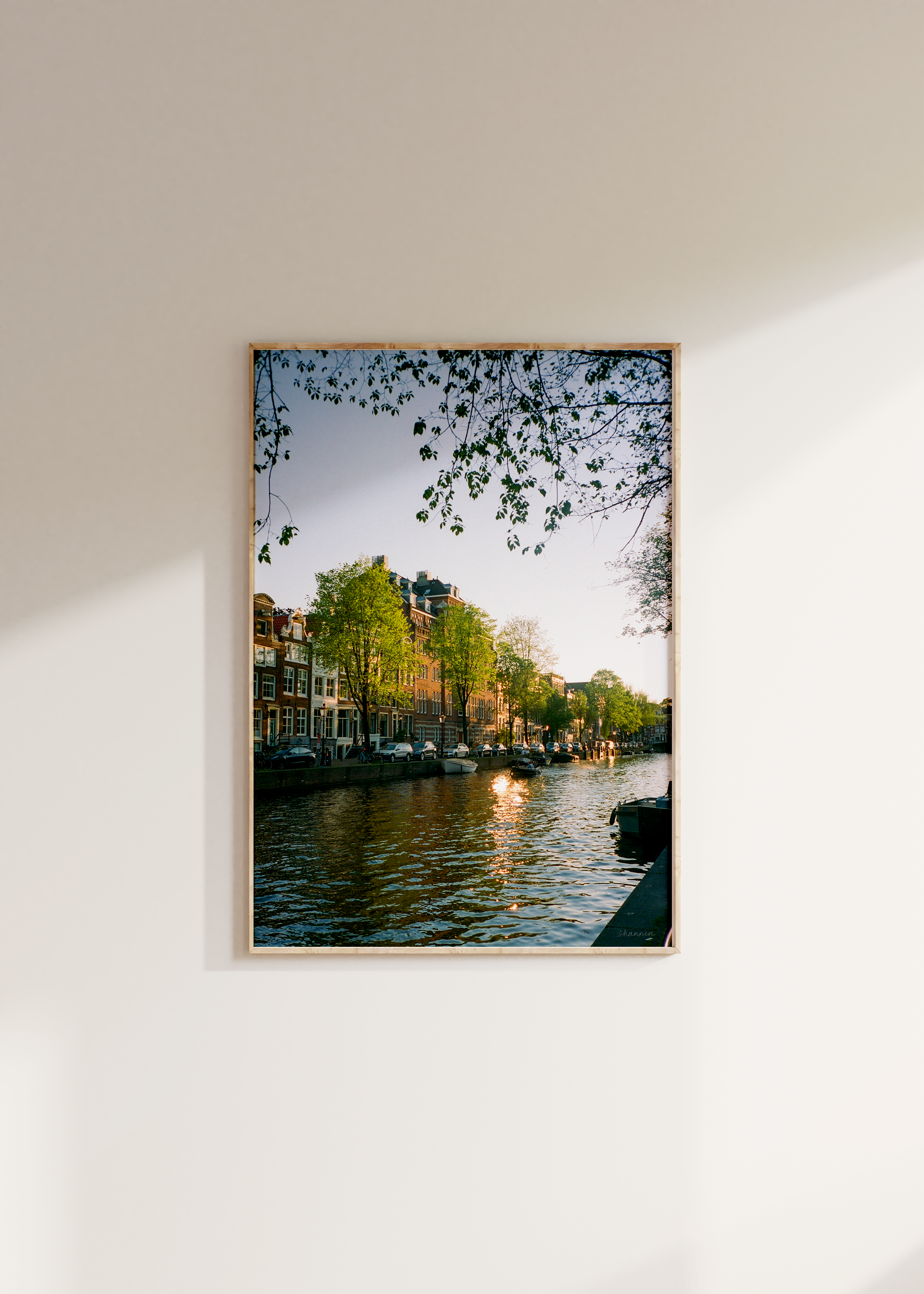 Canals at Sunset
