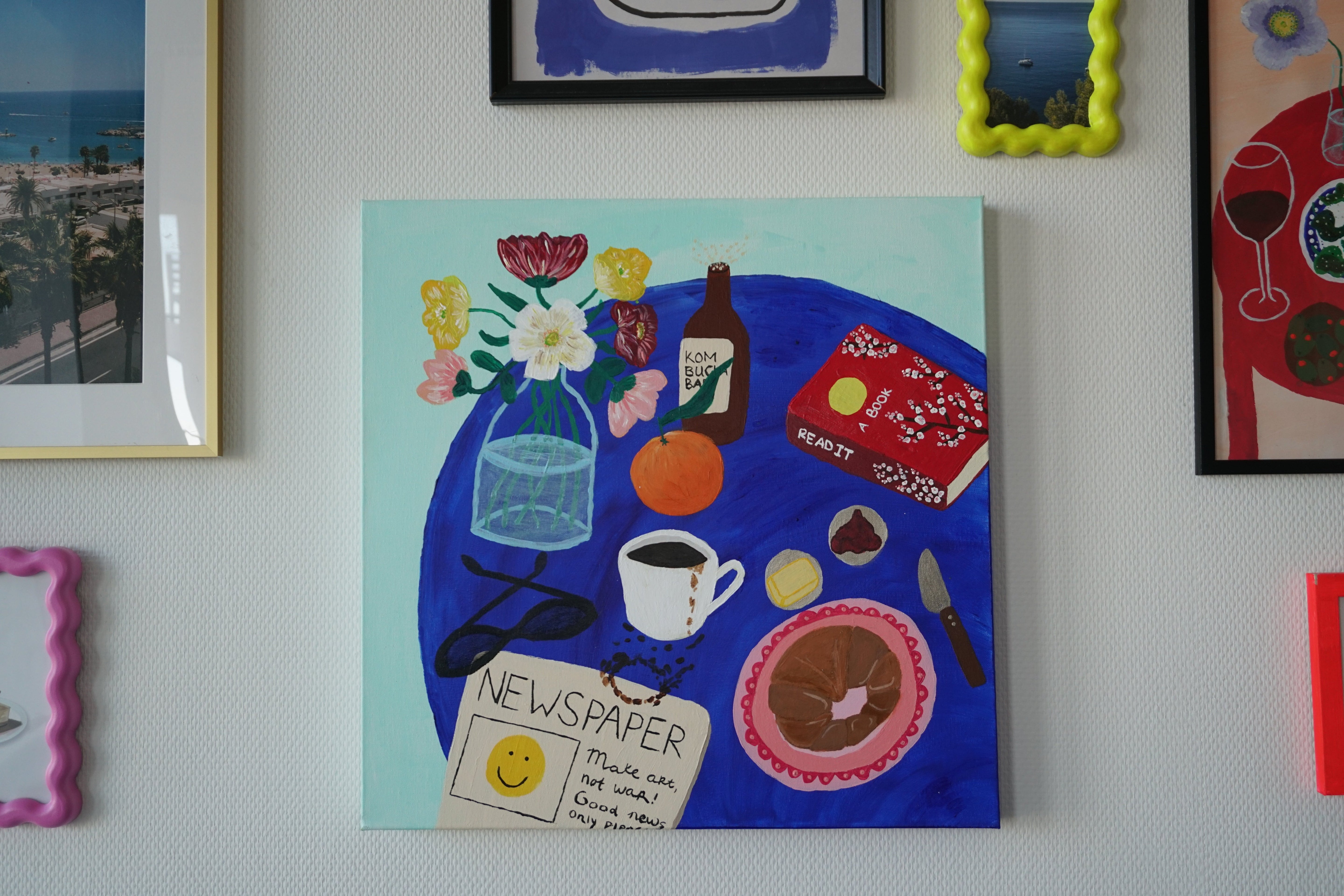 Tangerine Table Original Painting 🍊