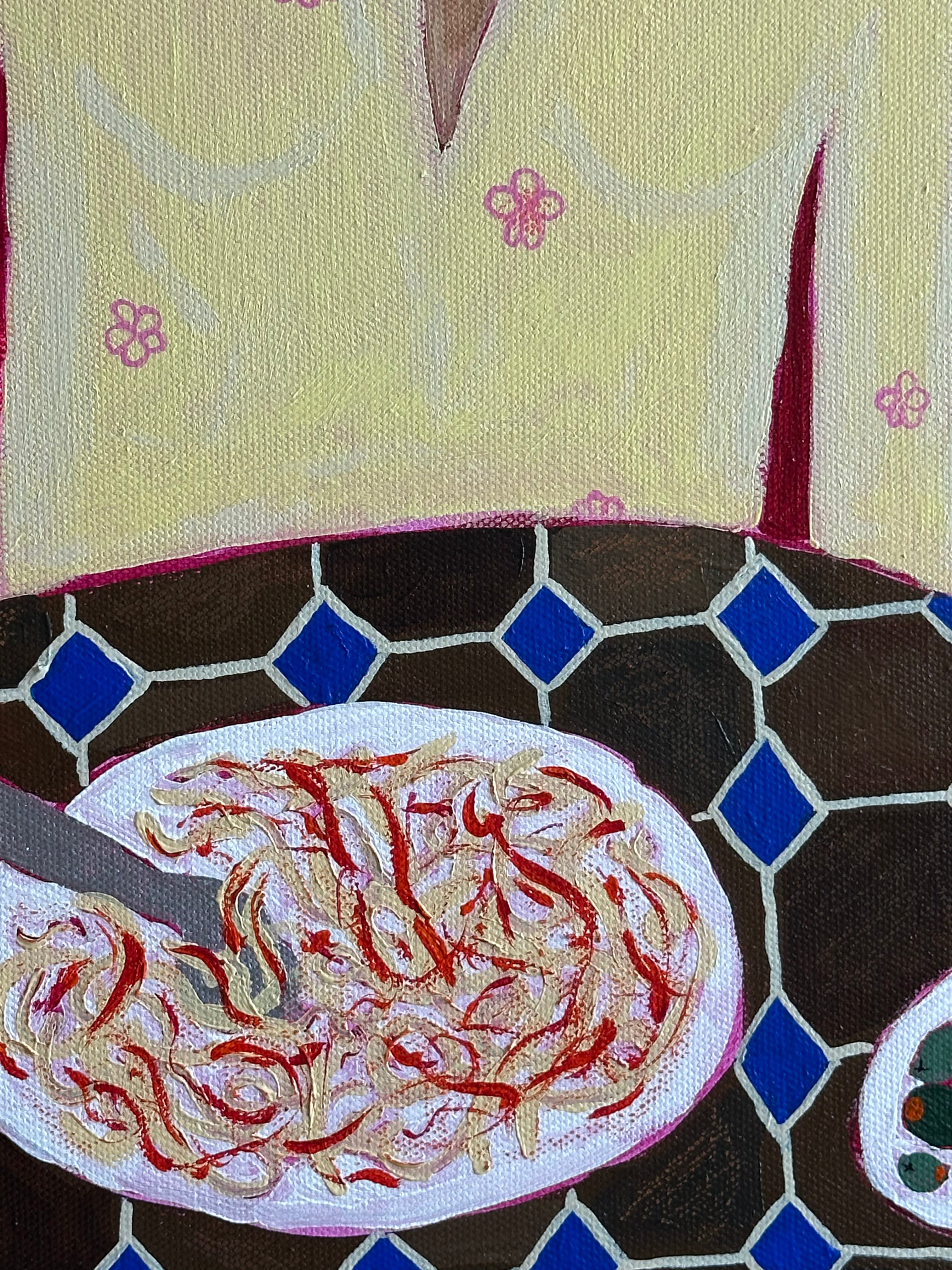 Dinner for One Original Painting 🍝