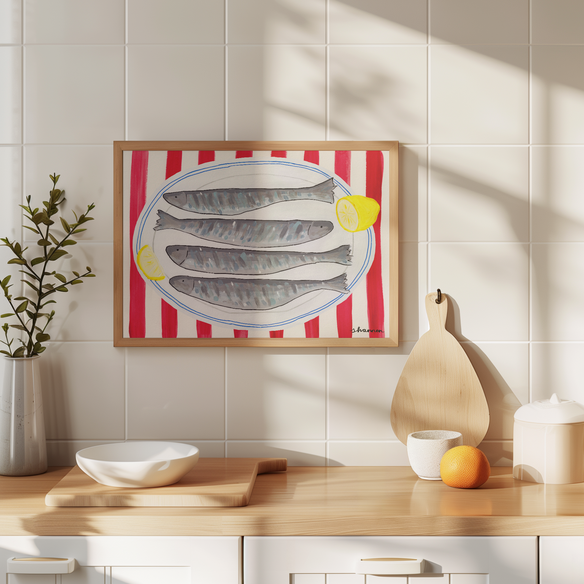 Sardines on a Plate 🐟